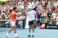 Novak Djokovic and Vasek Pospisil co-founded the PTPA in 2019. Source: Getty